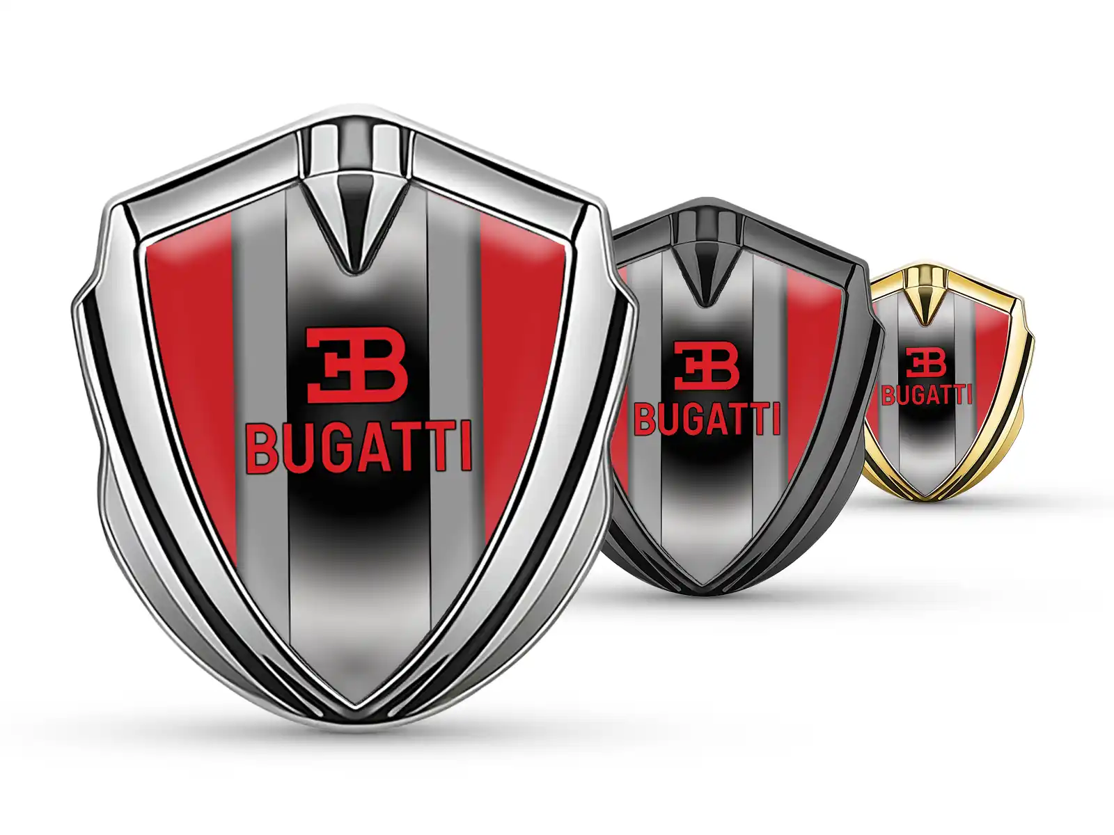 Bugatti Autoabzeichen Luxus Finish Legierung Metall Design